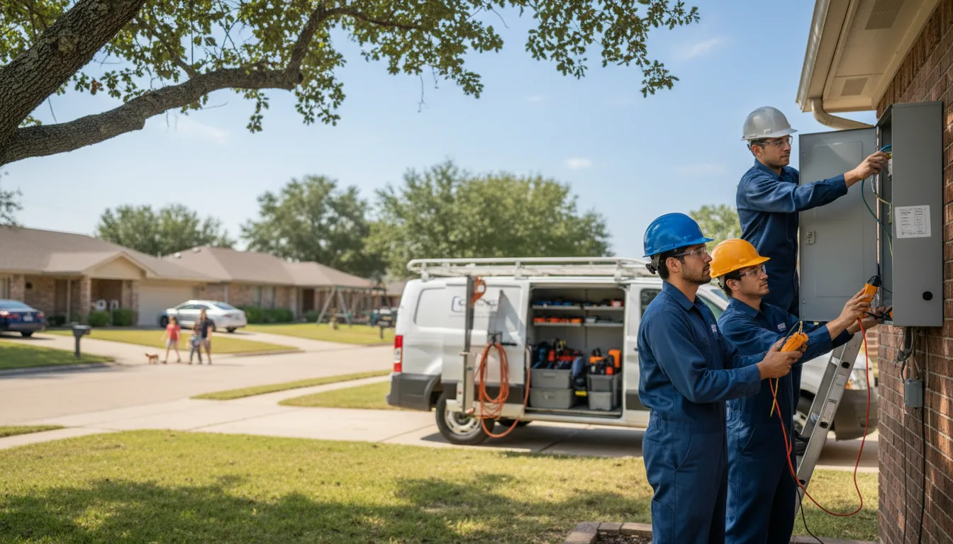 Certified electrician providing emergency electrical services in Gore Springs, MS